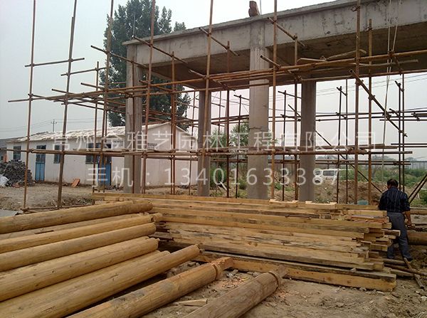 蒼龍街大牌樓施工現場(chǎng) (9)