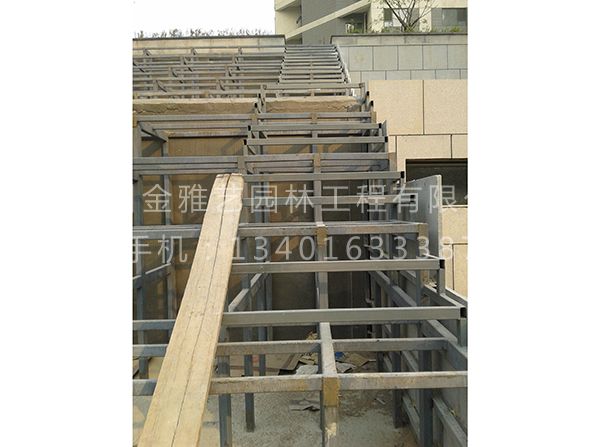 下層廣場(chǎng)施工現場(chǎng) (1)